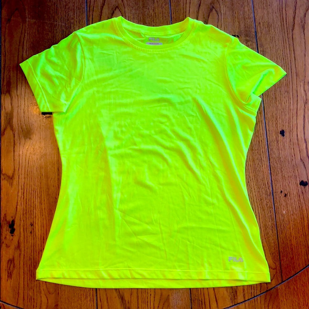 Neon Yellow Athletic Shirt